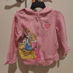Disney Princess Pink Zip-Up Hoodie